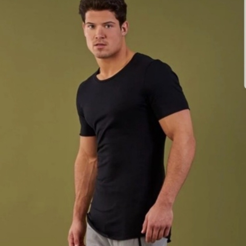 Gymshark x Steve Cook Long Raw Hem T Shirt